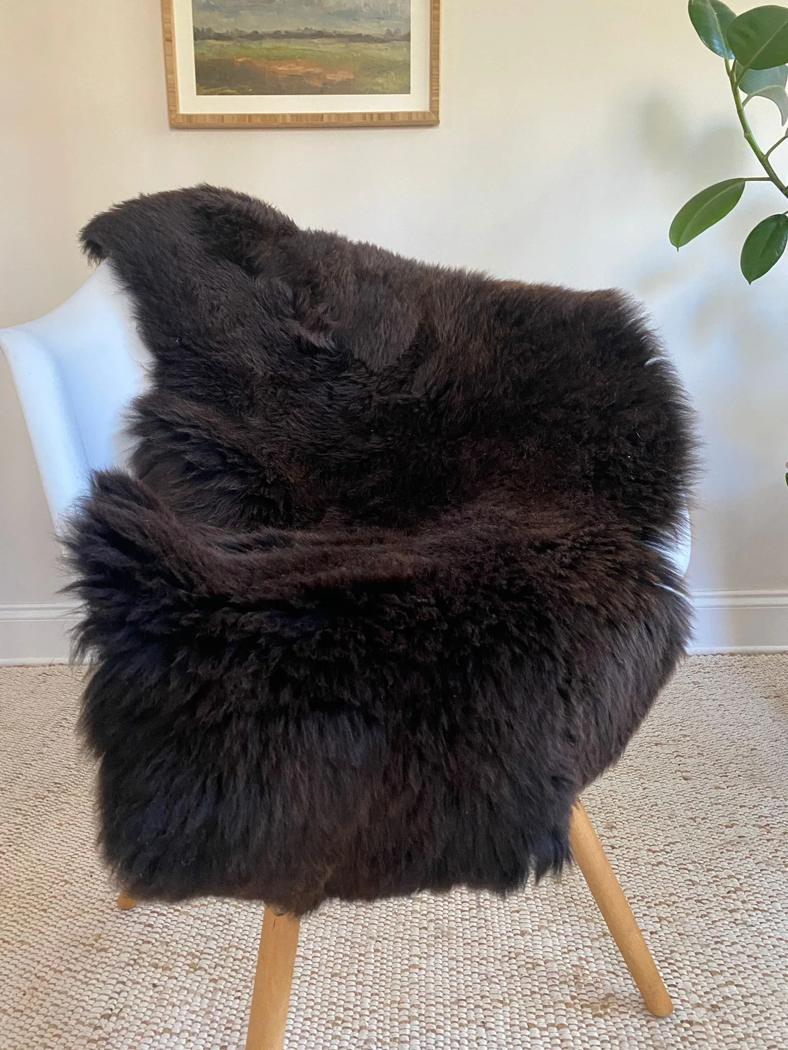 Classic Dark Brown Sheepskin - Image 4
