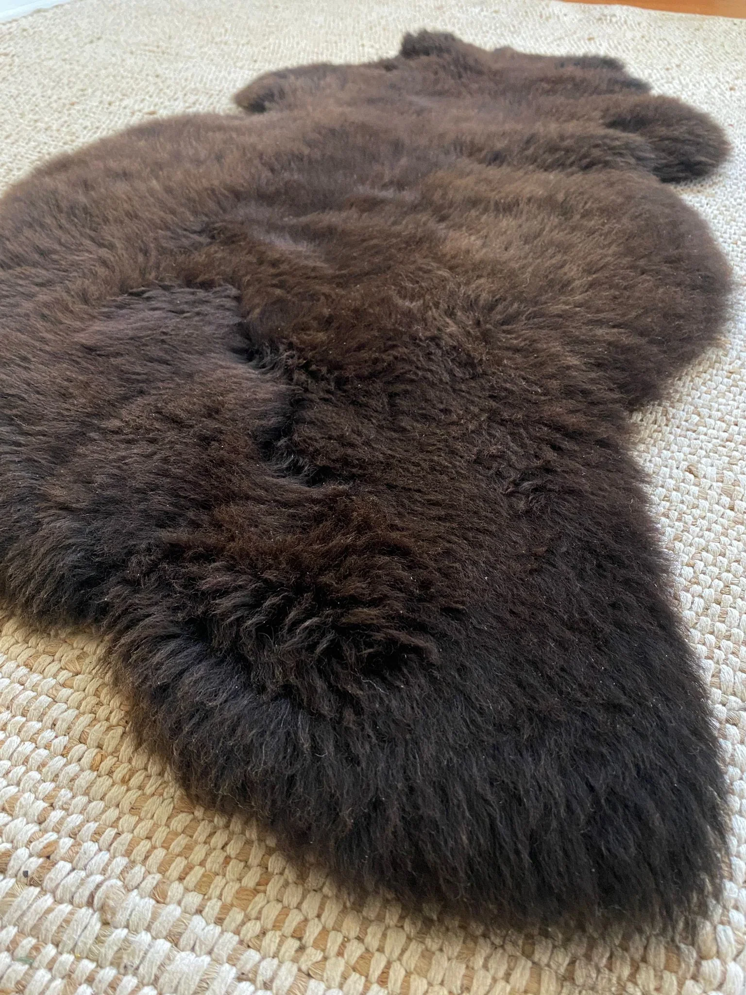 Classic Dark Brown Sheepskin - Image 6