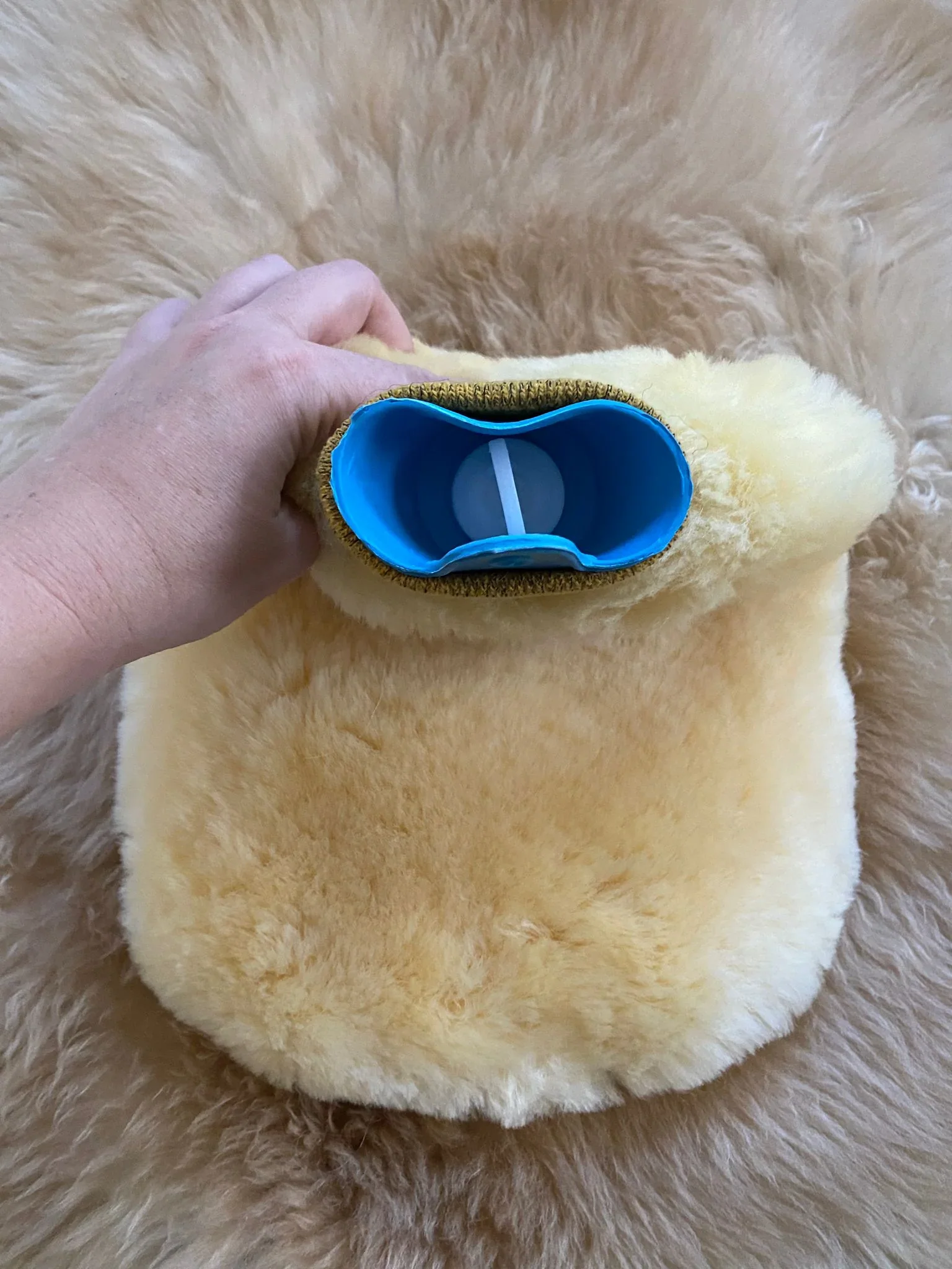 Cramp and Pain Relief, Uterus Support: Sheepskin Bottle Warmer - Image 6