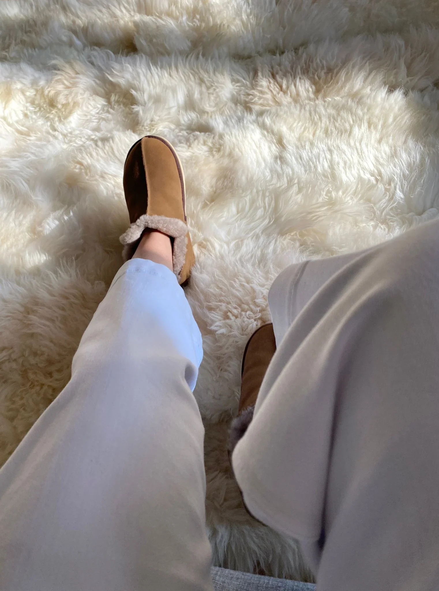 Extra Roomy Genuine Sheepskin Slipper - Image 4