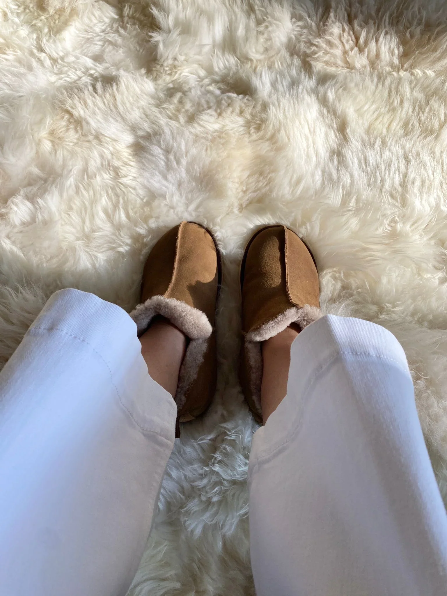 Extra Roomy Genuine Sheepskin Slipper - Image 4