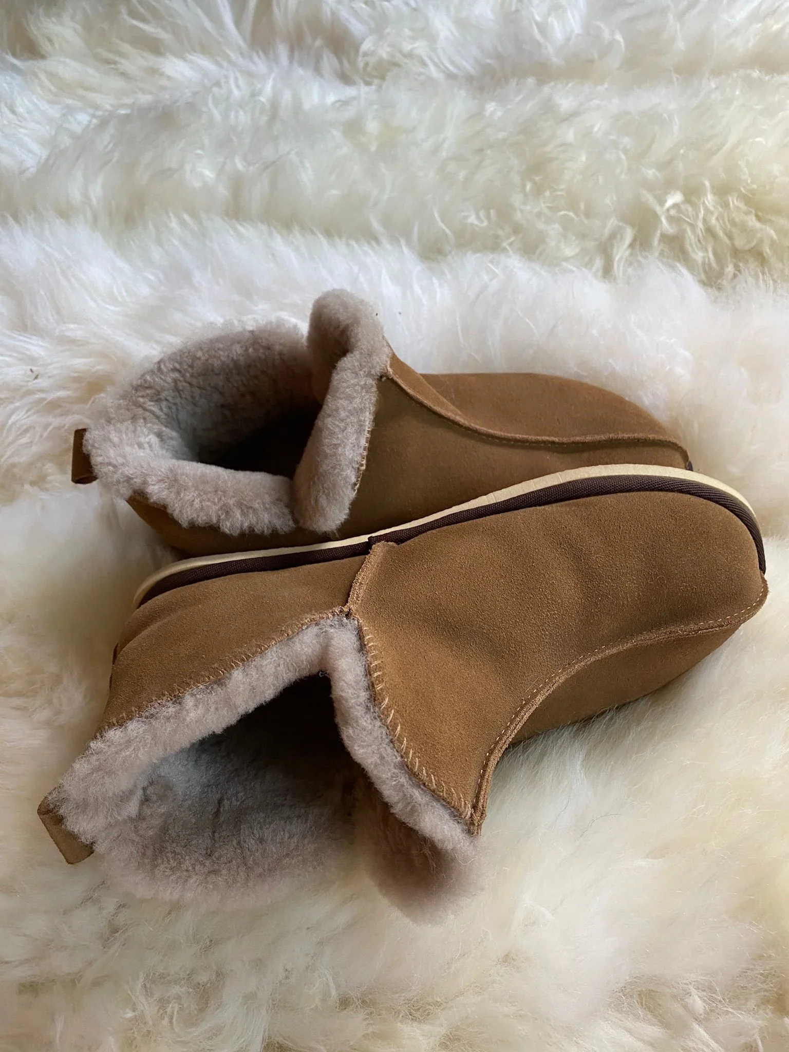 Extra Roomy Genuine Sheepskin Slipper - Image 7