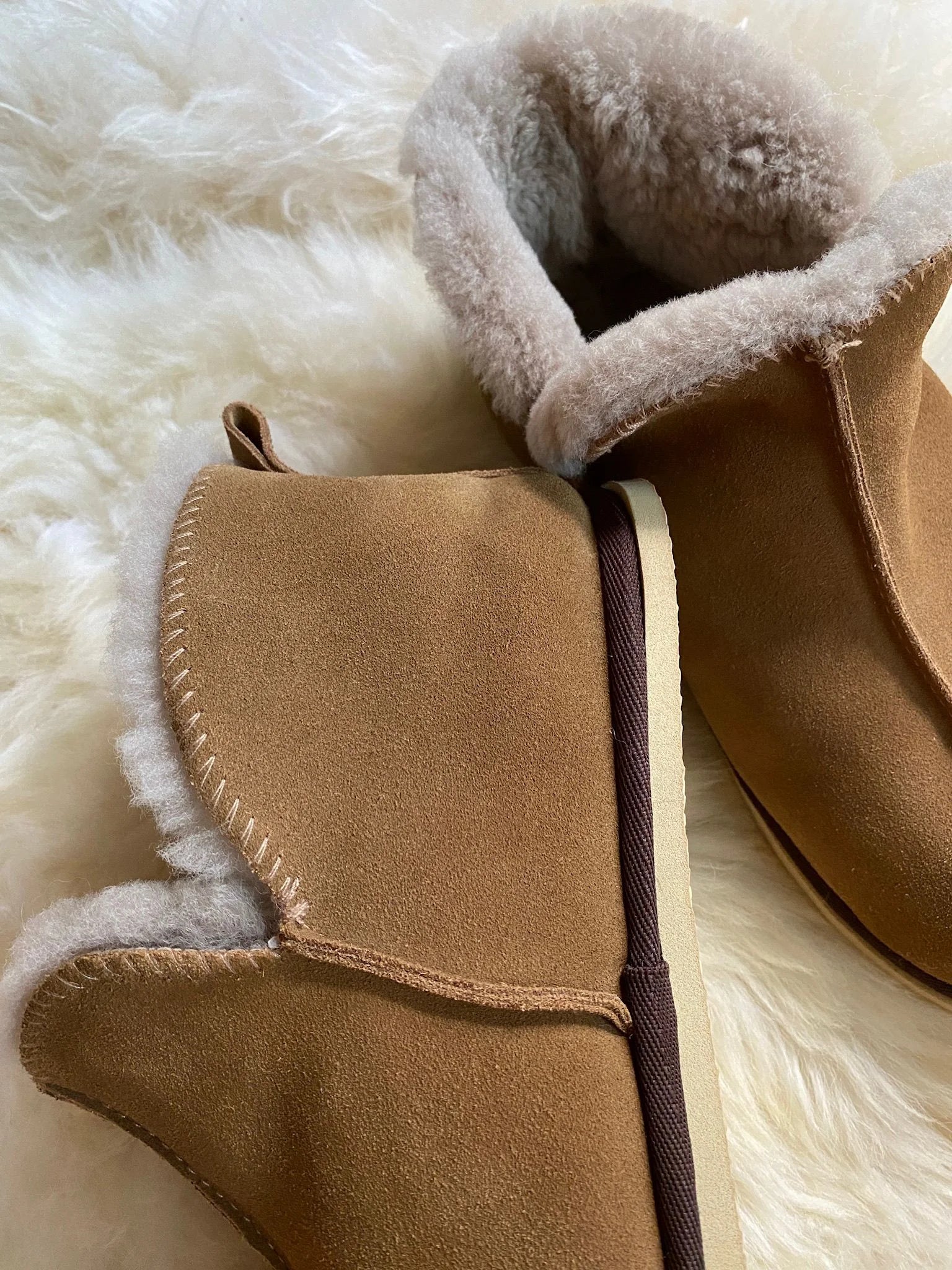 Extra Roomy Genuine Sheepskin Slipper - Image 9
