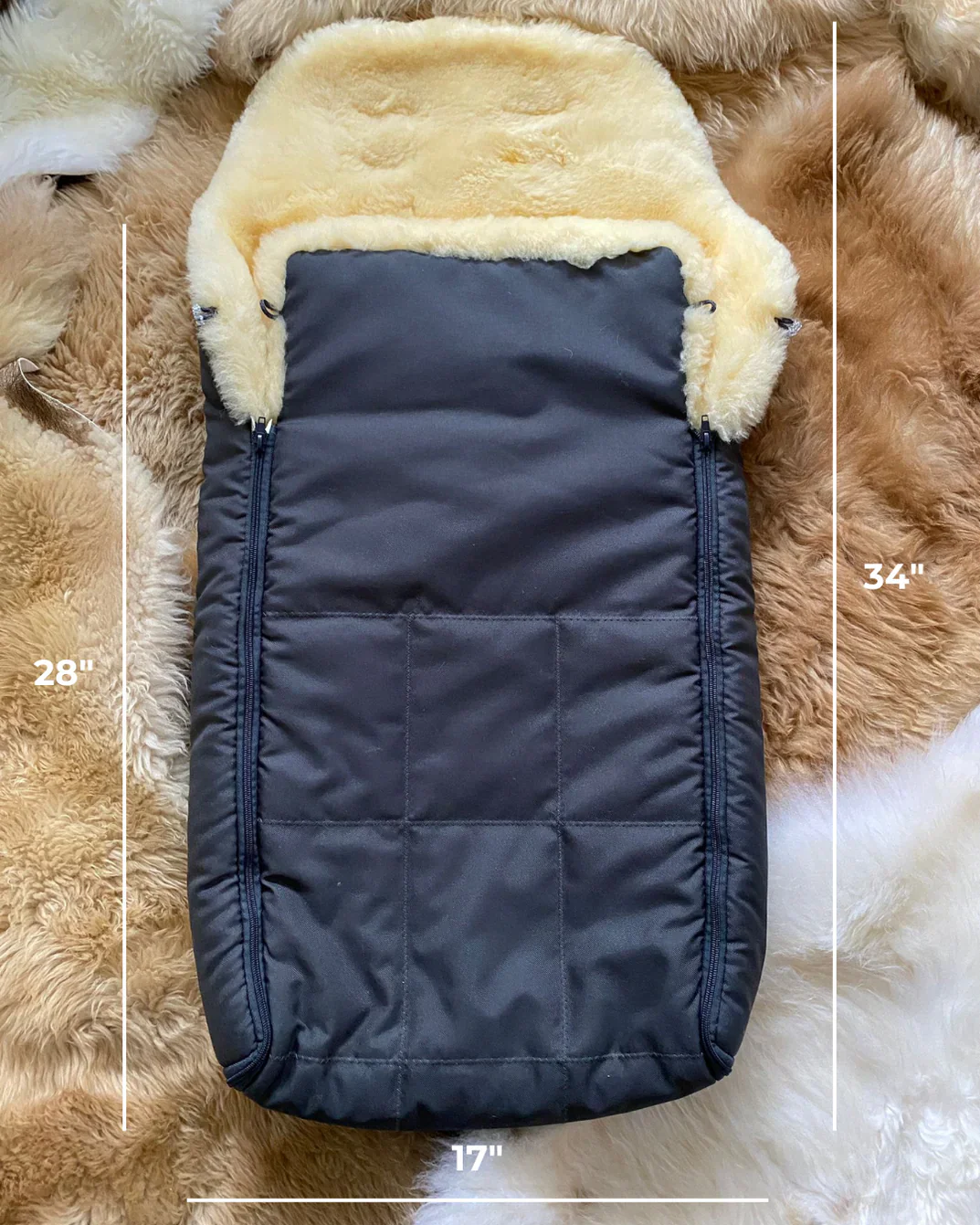 Medical Sheepskin Baby / Toddler Sleeping Bag - Image 11