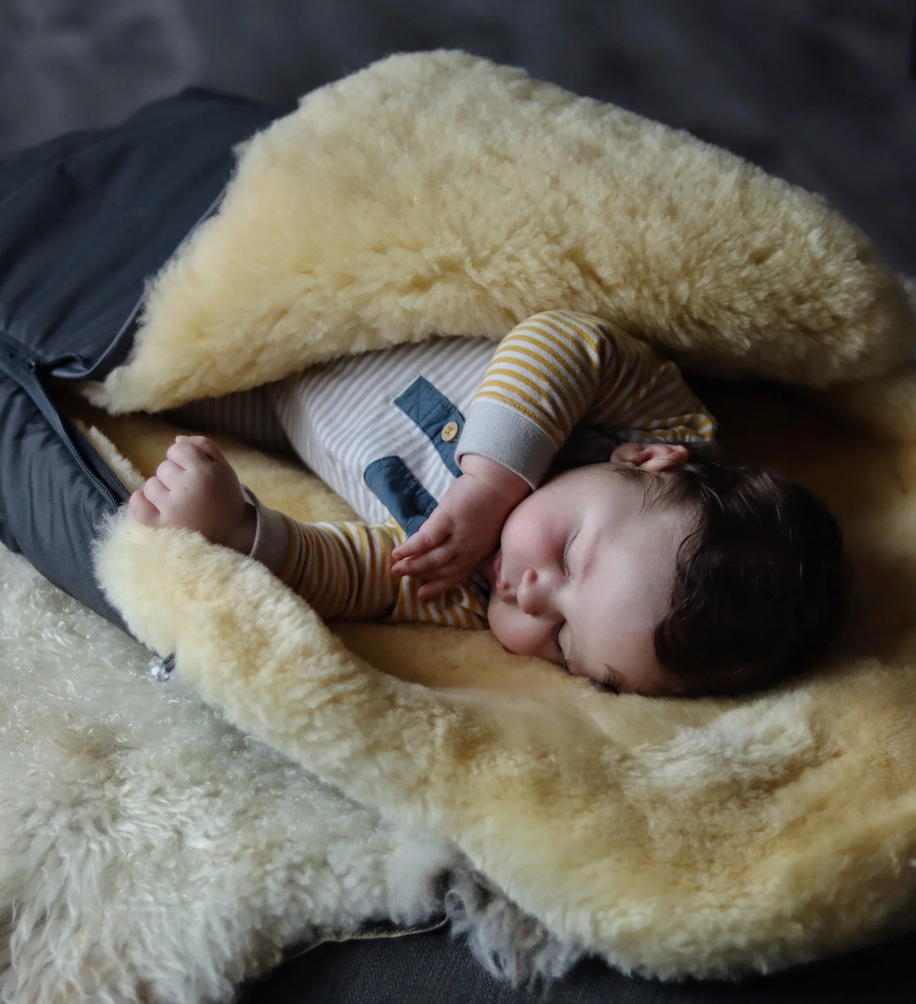 Medical Sheepskin Baby / Toddler Sleeping Bag - Image 7