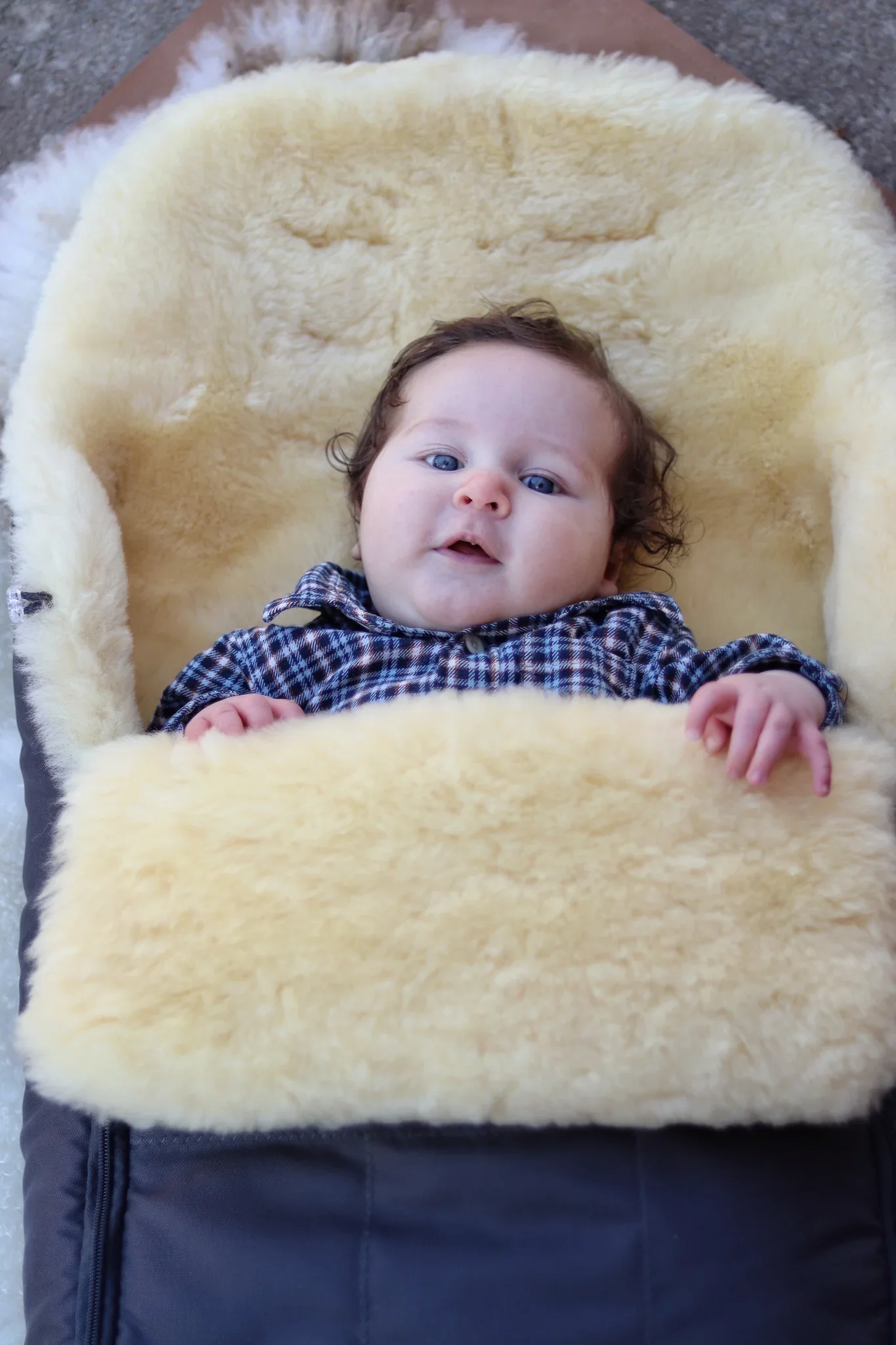 Medical Sheepskin Baby / Toddler Sleeping Bag - Image 7