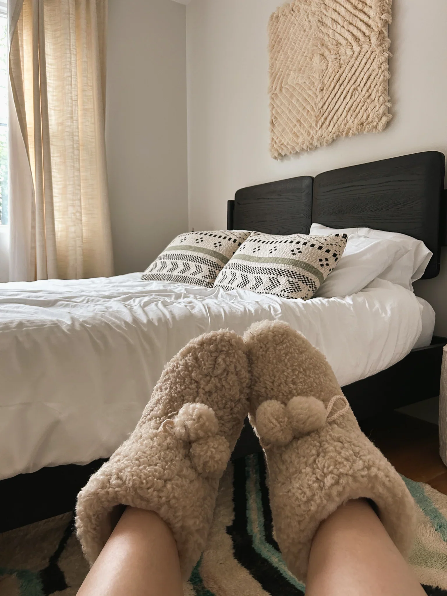 Extra Warm Sheepskin Booties - Image 3