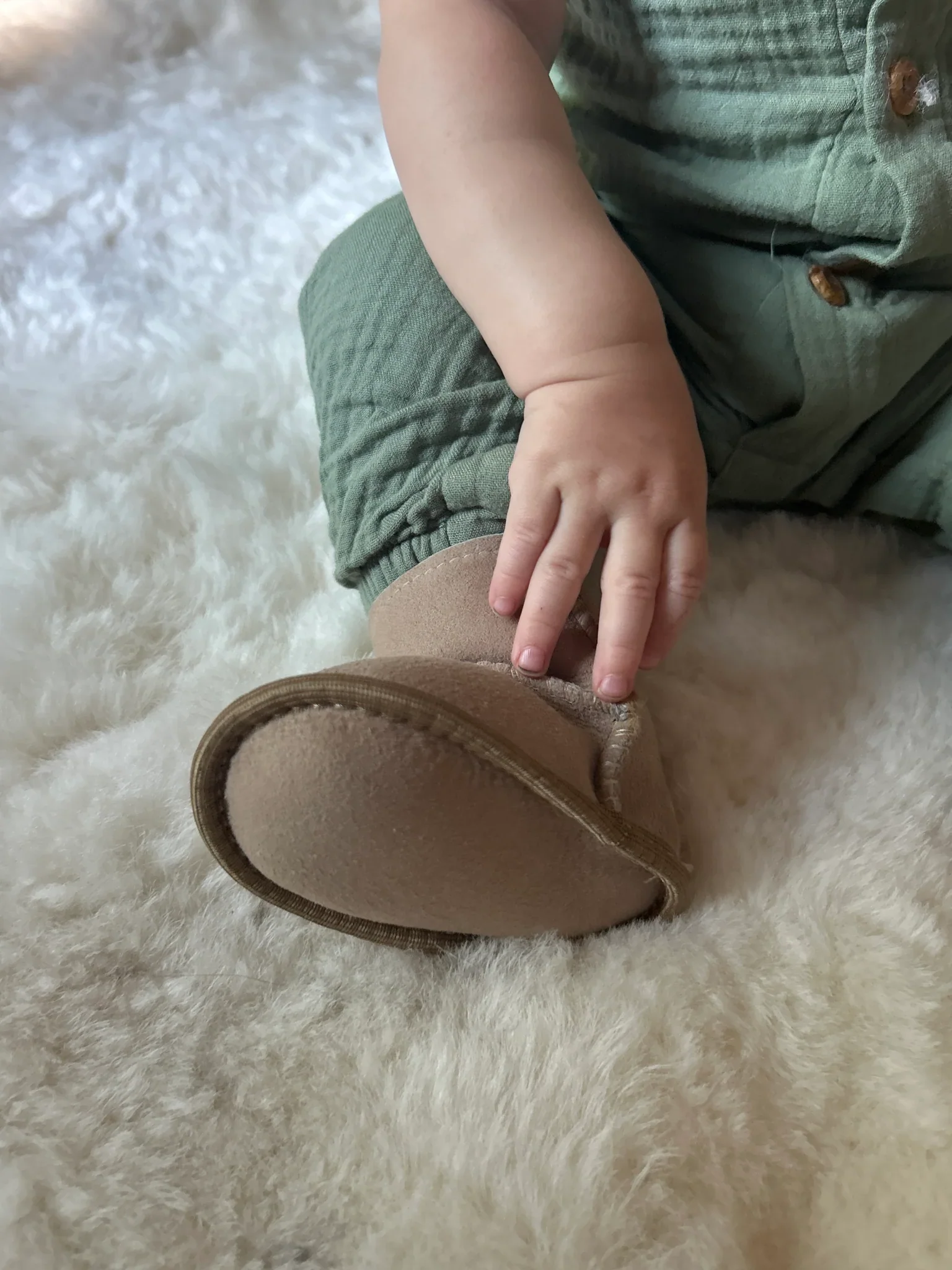 Sheepskin Baby Booties - Image 6