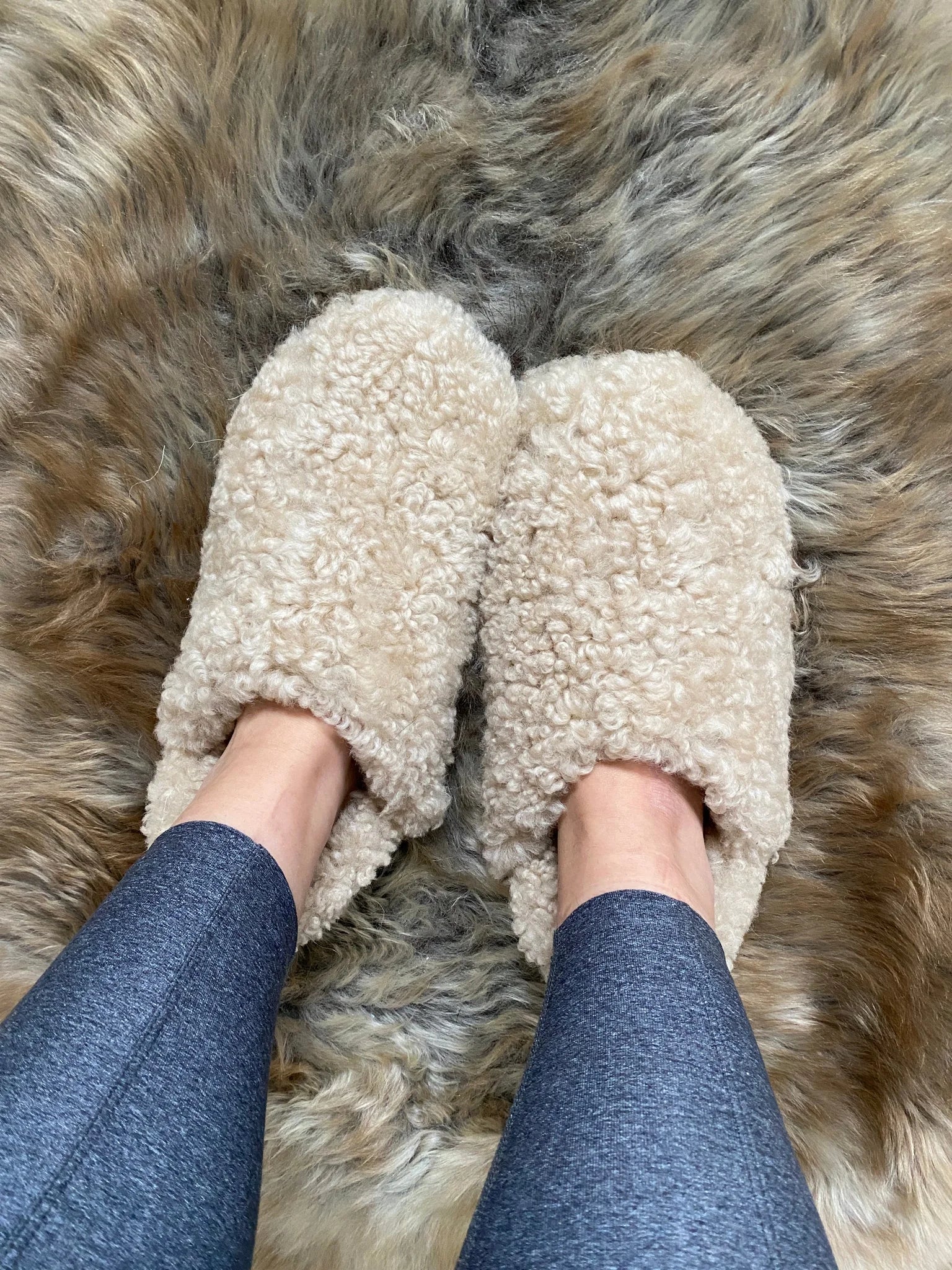 “No Bending” Sheepskin Slippers: THE EVERYDAY SLIP-ON - Image 4